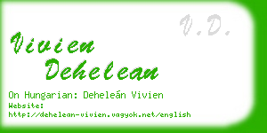 vivien dehelean business card